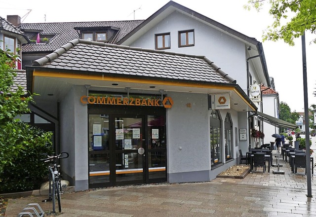 Die Filiale der Commerzbank in Bad Krozingen   | Foto: Hans-Peter Mller
