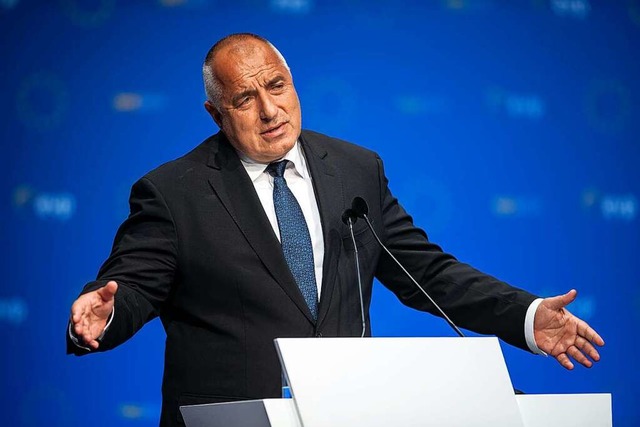 Bulgariens Ministerprsident Bojko Borissow  | Foto: Sina Schuldt (dpa)
