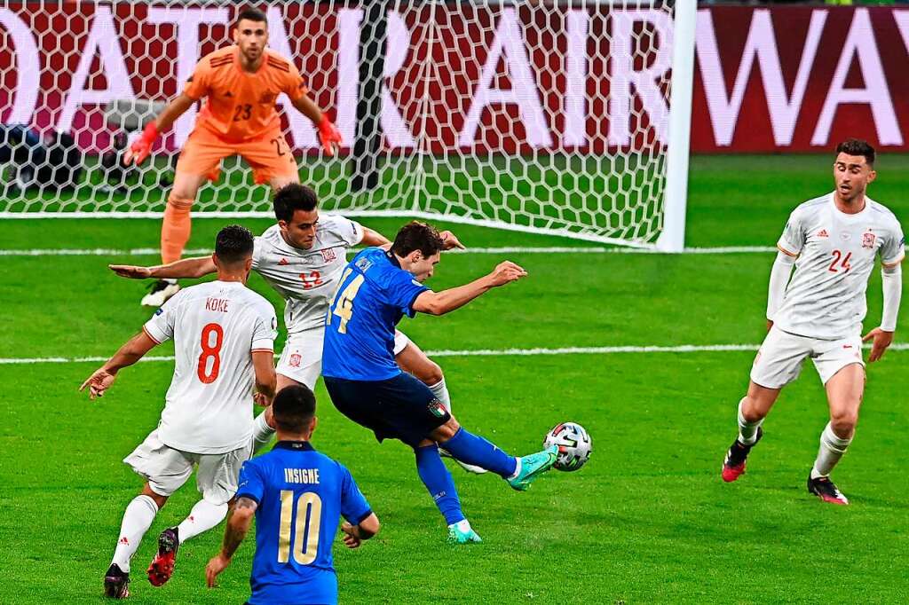 Italien steht nach 53Sieg gegen Spanien im Finale FußballEM