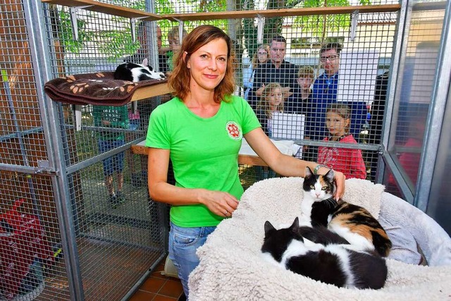 Natascha Rieger, Vorsitzende des Tierheims Emmendingen  | Foto: Dieter Erggelet