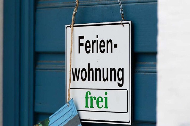 &#8222;Ferienwohnung frei&#8220; hngt...m Jahr bereits bis Herbst gut gebucht.  | Foto: Martin Wendel