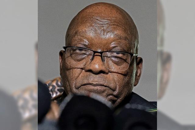 Ex-Präsident Zuma tritt 15-monatige Haftstrafe an