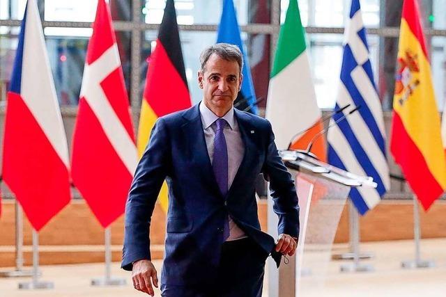 Der griechische Premier Mitsotakis liegt unangefochten an der Spitze