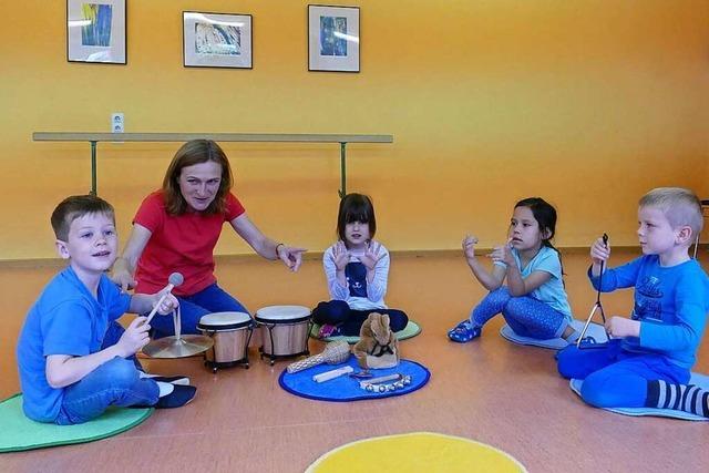 Zu Besuch bei der musikalischen Frherziehung in Steinen