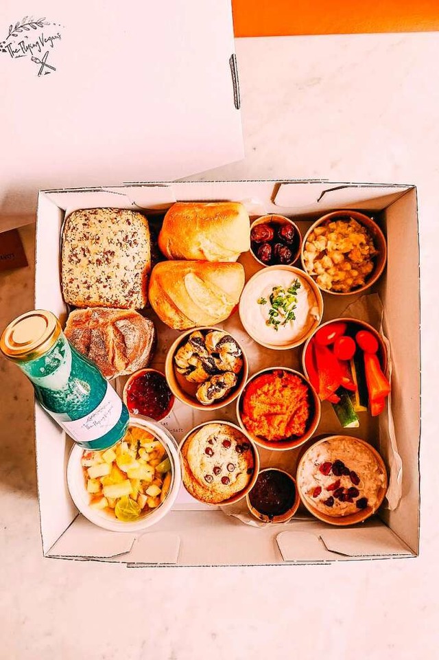 Heute bleibt die Kche kalt &#8211; in der Foodbox ist alles schon fertig.  | Foto: Boxfood Flying Vegans