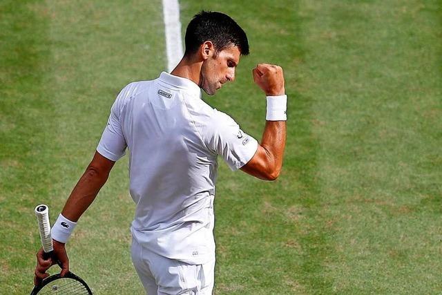 Novak Djokovic holt in Wimledon seinen 20. Grand Slam