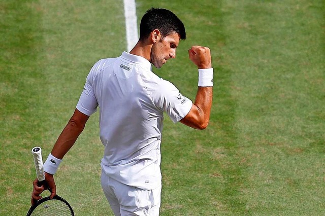 Aktuell der strkste Spieler der Welt: Novak Djokovic  | Foto: PETER NICHOLLS (AFP)