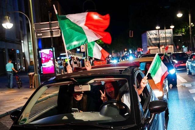 Friedliche Feiern zu Italiens EM-Sieg im Sdwesten