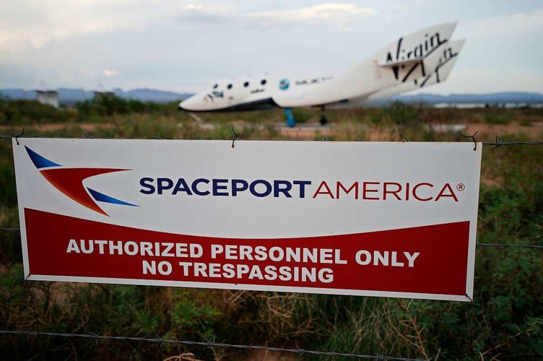 Spaceport America, Richard Bransons pr...det sich im US-Bundesstaat New Mexico.  | Foto: David Lienemann (AFP)