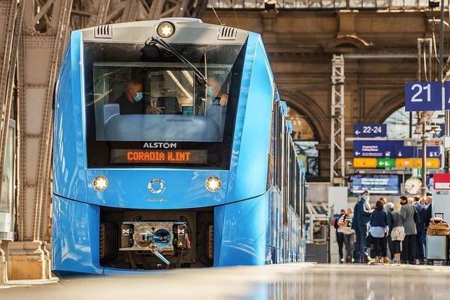 Erster Wasserstoffzug startet in Baden-Württemberg in Regelbetrieb