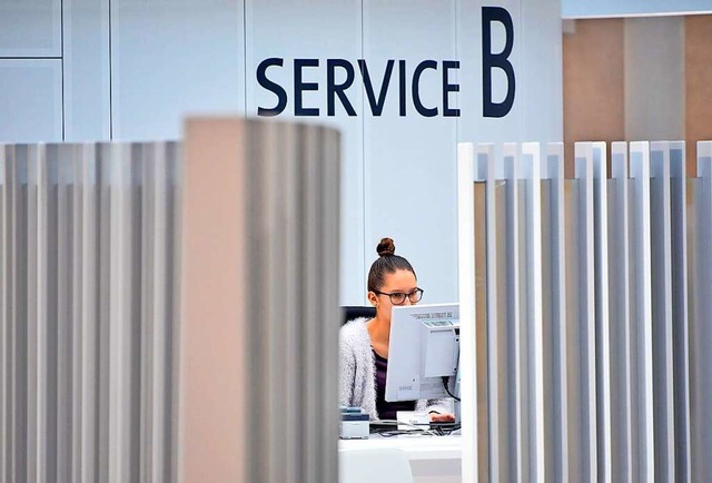 Der Brgerservice ist derzeit gut ausgelastet.  | Foto: Michael Bamberger