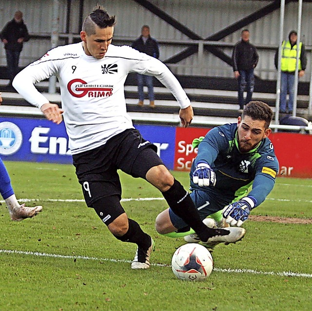 Strmer Damian Kaminski wechselt vom FC 08 Villingen zum SV Zimmern.  | Foto: Dieter Reinhardt