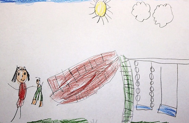 Zeichnung eines Findus-Kindes.   | Foto: Caritasverband Lahr