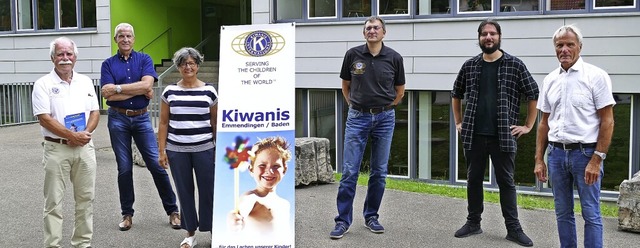 Die Organisatoren der Kiwanis-Feriensc...atrik Schweiger und Friederich Volpp.   | Foto: Sylvia Sredniawa