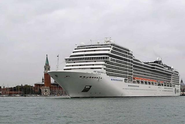 Verbot fr groe Kreuzfahrtschiffe in Venedig kommt