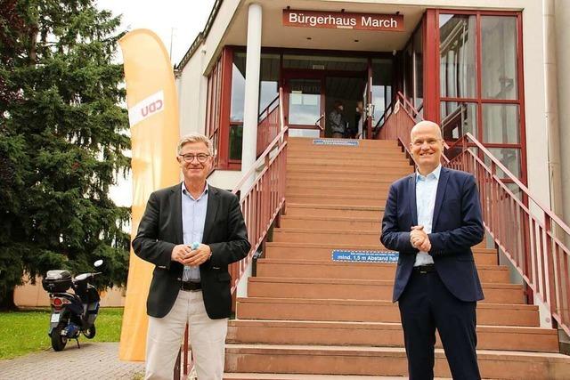 Ralph Brinkhaus war zum CDU-Wahlkampfauftakt in March