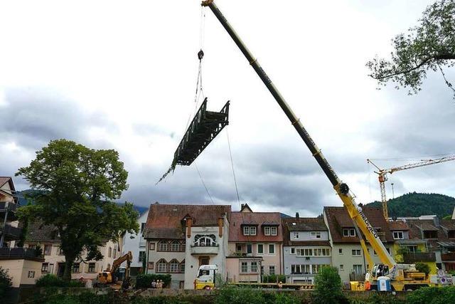 Fotos: Abriss des Jnglingsstegs in Waldkirch