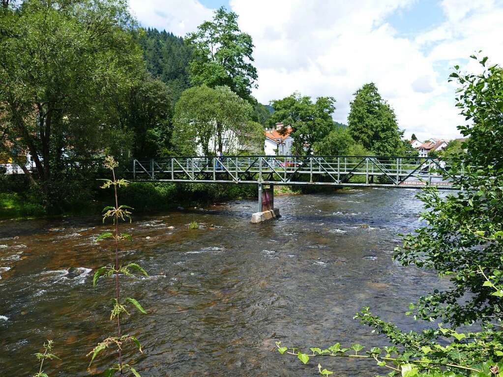 Aus Metall gebaut war der Jnglingssteg erst ab Mitte der 1930er Jahre.