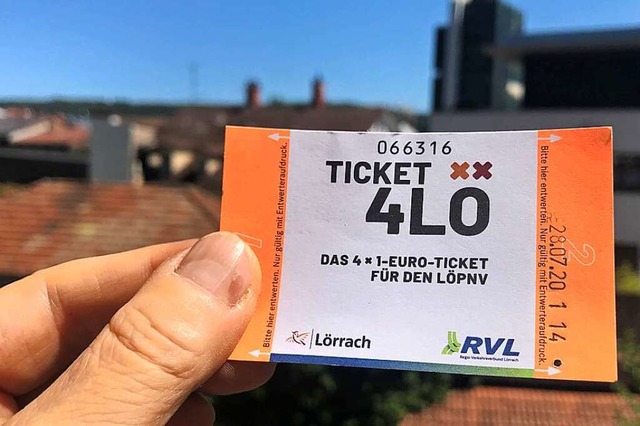 63300 Ein-Euro-Tickets wurden im erste...uft &#8211; trotz der Corona-Pandemie.  | Foto: Barbara Ruda