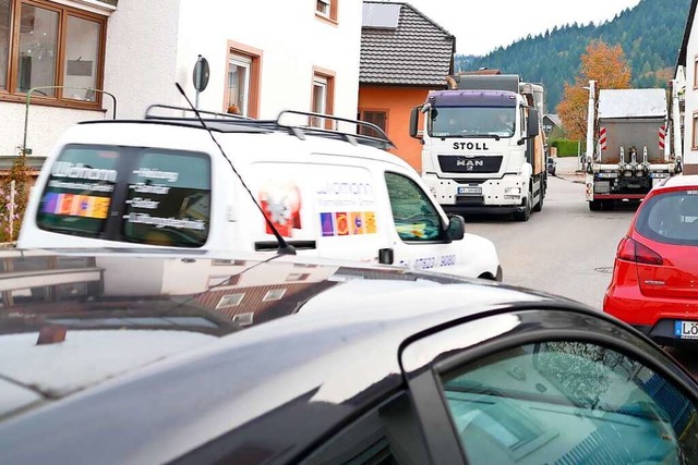 Der Fahrzeugverkehr in der Kanderner Waldeckstrae ist ein Sorgenkind.  | Foto: Markus Maier