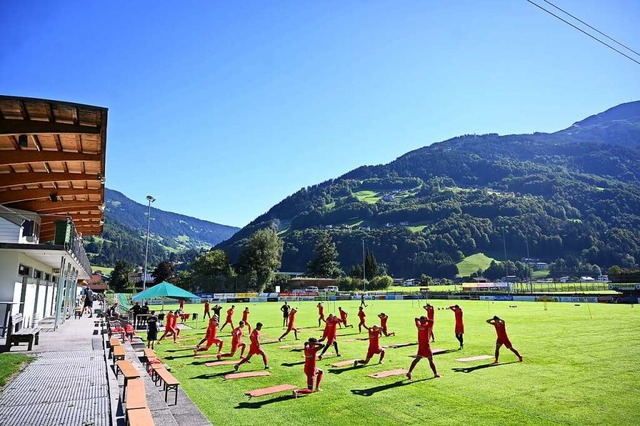 SC Freiburg bezieht Trainingslager in Schruns (Archivbild von 2020)  | Foto: Achim Keller