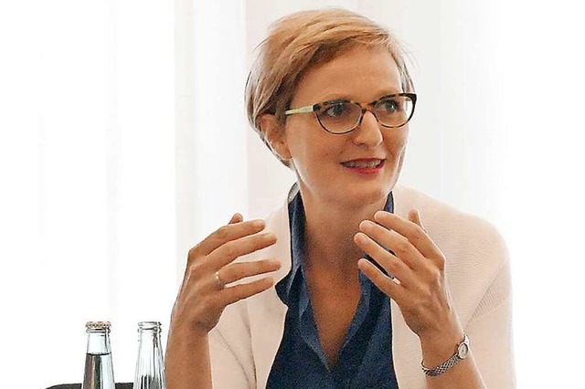 Franziska Brantner fhrt die Sdwest-Grnen in den Bundestagswahlkampf.  | Foto: Michael Jauss