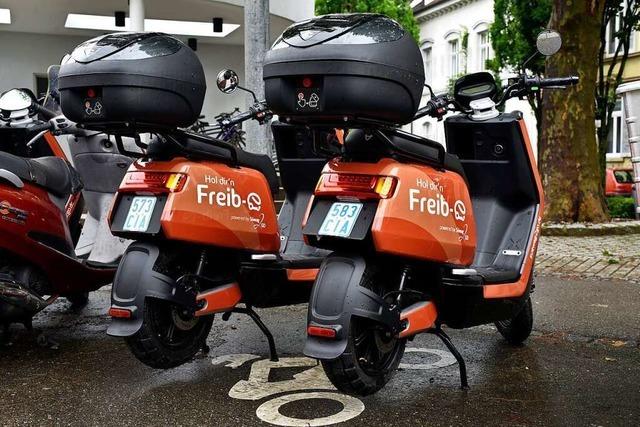 In Freiburg gibt es jetzt 50 E-Roller zum Ausleihen per App