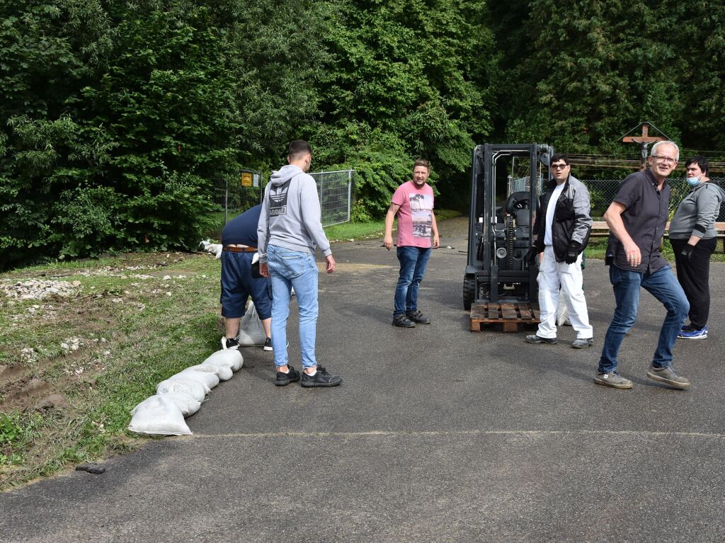 Sandscke werden am Markhof verlegt