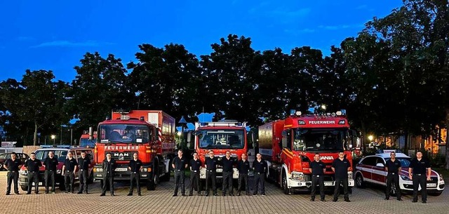 Rettungskrfte aus der Ortenau machen sich auf den Weg.  | Foto: Landratsamt