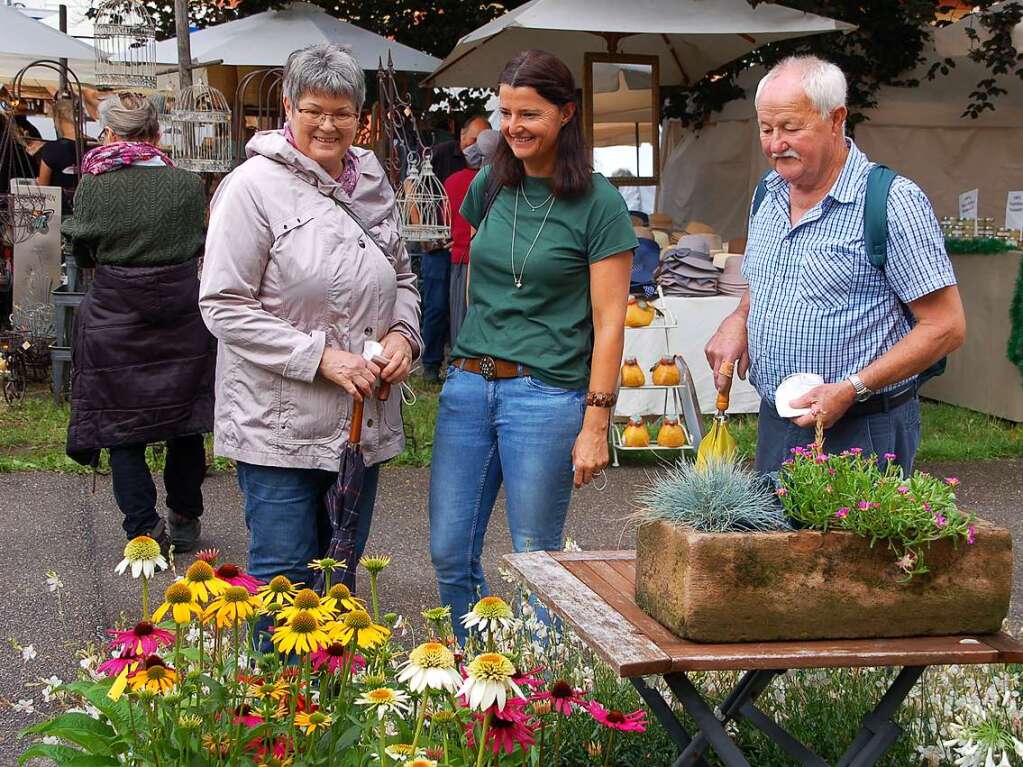 Pflanzen, Kunst und Kulinarisches: Die 18. Gartenmesse Diga hat an diesem Wochenende auf Schloss Beuggen stattgefunden.