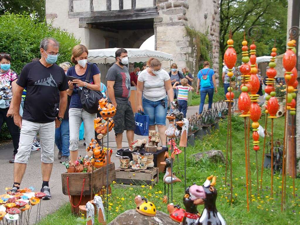 Pflanzen, Kunst und Kulinarisches: Die 18. Gartenmesse Diga hat an diesem Wochenende auf Schloss Beuggen stattgefunden.