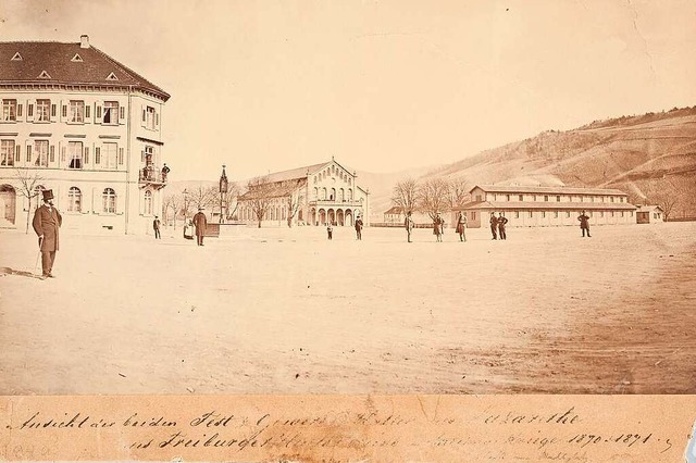 Aus dem Jahr 1871 stammt diese Panoram...nst- und Festhalle im Bildmittelpunkt.  | Foto: Augustinermuseum