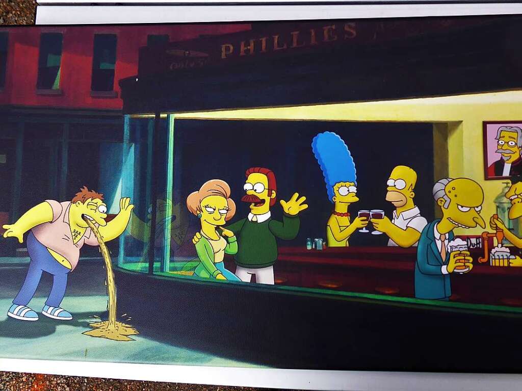 Die Simpsons meets Edward Hopper