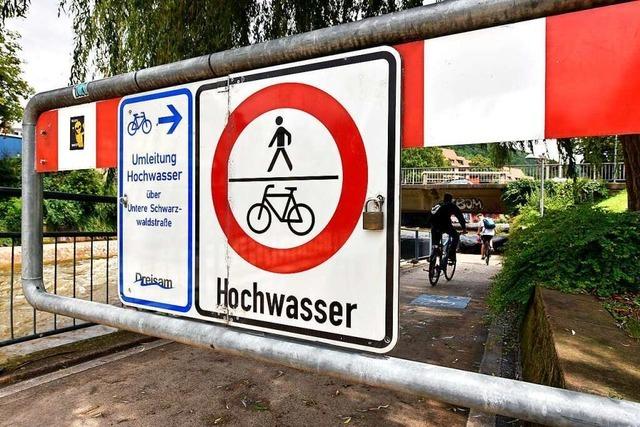 Dreisam-Radweg ist wieder frei