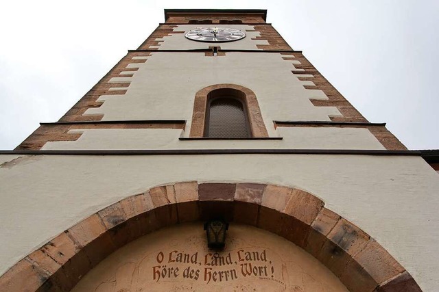 Die evangelische Bergkirche in Bahling... Kirchen, in der eine Vakanz entsteht.  | Foto: Patrik Mller