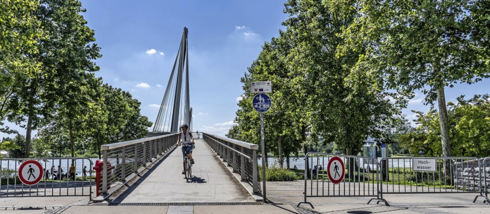 Freie Fahrt für Radler gibt es wieder ...serelle zwischen Kehl und Straßburg.    | Foto: Stadt Kehl