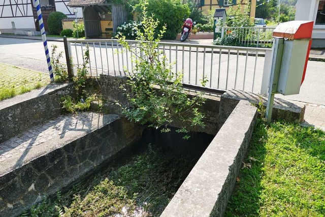 In Welmlingen ist ein Problem, dass de... die Brcke am &#8222;Hirschen&#8220;.  | Foto: Victoria Langelott