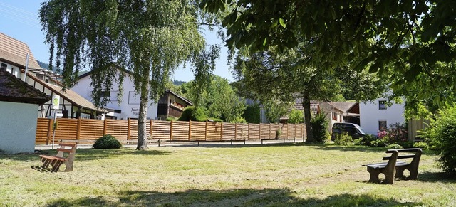 Die Grnanlage in Lipburg wirkt sehr r...Wunsch etlicher Anwohner auch bleiben.  | Foto: Silke Hartenstein