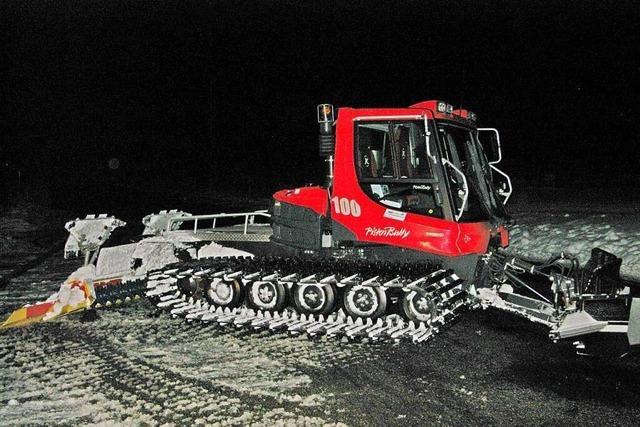 In Bernau waren die Pistenwalzen im vergangenen Winter total ausgelastet