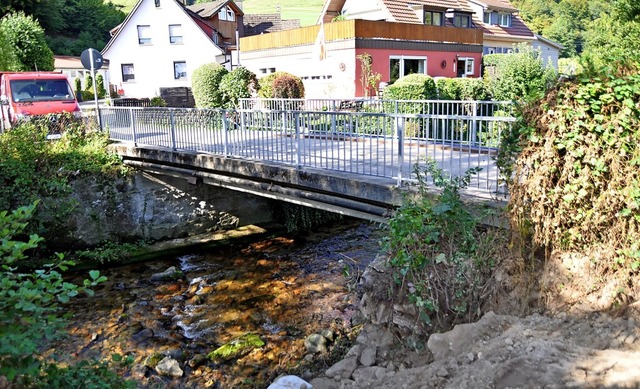 Wichtige Verbindung zum Bauhof: Die Wildsbachbrcke wird saniert und verstrkt.  | Foto: Rainer Ruther