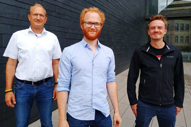 Das Biosense-Team (von links):  NicholasKrohn,  Stefan Burger und  Martin Schulz  | Foto: Endress+Hauser