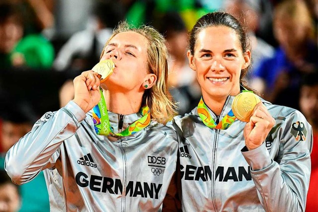 Glcksgefhle am Traumstrand von Rio: ...en 2016 mit dem grten ihrer Erfolge.  | Foto: LEON NEAL