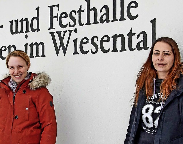 Sorgen sich um die Zukunft ihres Verei...(links) und Vorsitzende Romina Eichin.  | Foto: Paul Eischet