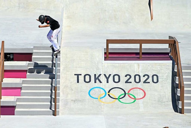 Skateboarding ist in diesem Jahr erstmals olympisch.  | Foto: Xue Yubin (dpa)