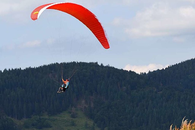 Der Konflikt zwischen dem Naturschutz ...schirmflieger in Frhnd ist beigelegt.  | Foto: Jonas Hirt