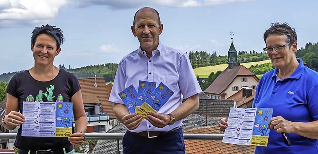 Sie stellten das Sommerferienprogramm ...stian Behringer und Claudia Friedrich.  | Foto: Christiane Seifried