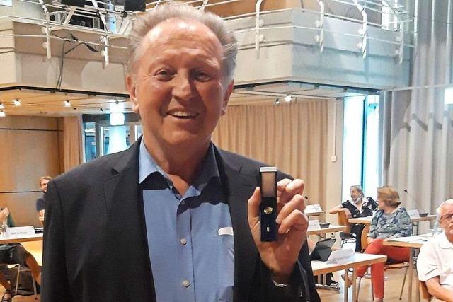 Paul Renz sitzt seit 50 Jahren in Rheinfelden im Gemeinderat