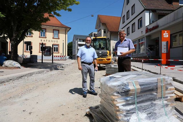 Freude herrscht in Seelbach bei Brger...bei der Sanierung der Ortsdurchfahrt.   | Foto: Christoph Breithaupt