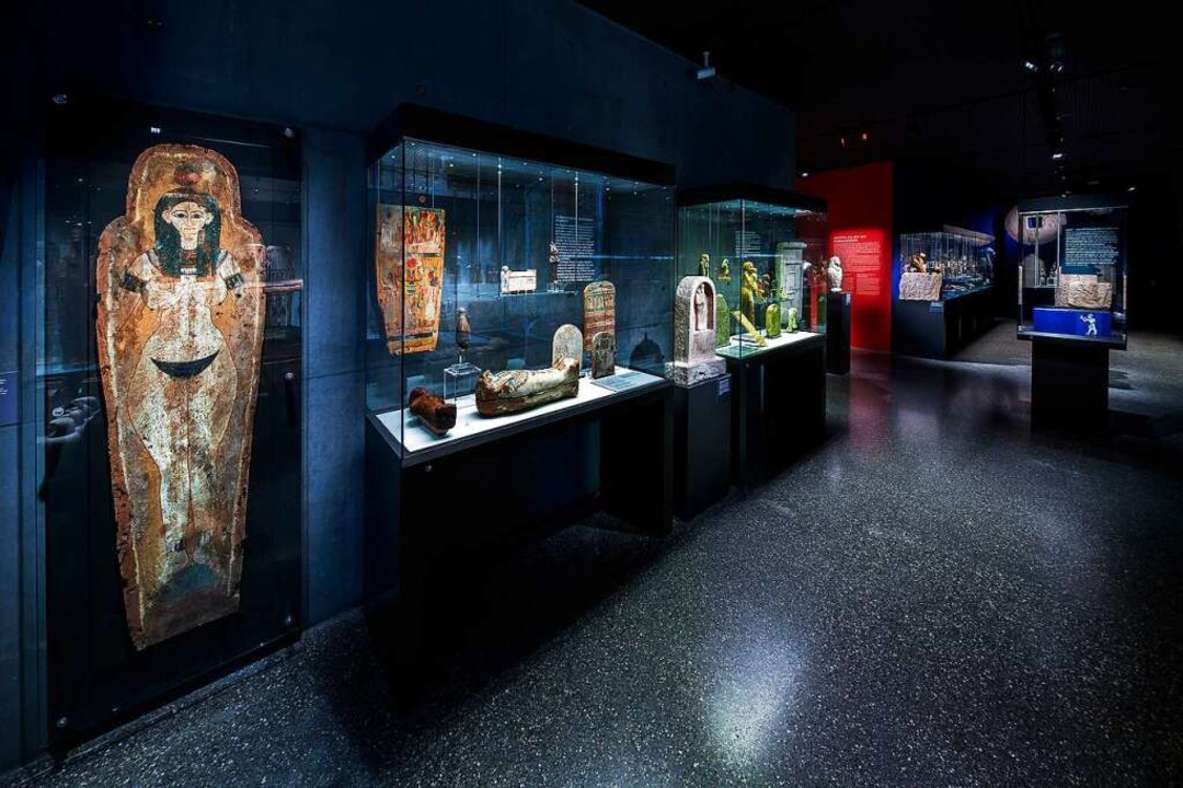 Die Ausstellung im Antikenmuseum veran...im alten Ägypten mit modernen Mitteln.  | Foto: Ruedi Habegger