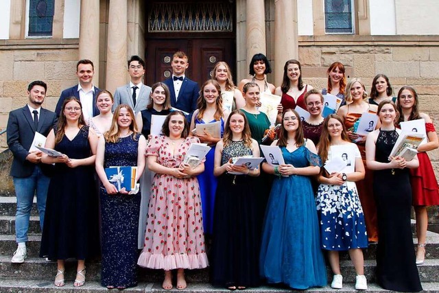 Die Preistrgerinnen und Preistrger des Clara-Schumann-Gymnasiums   | Foto: Heidi Fel